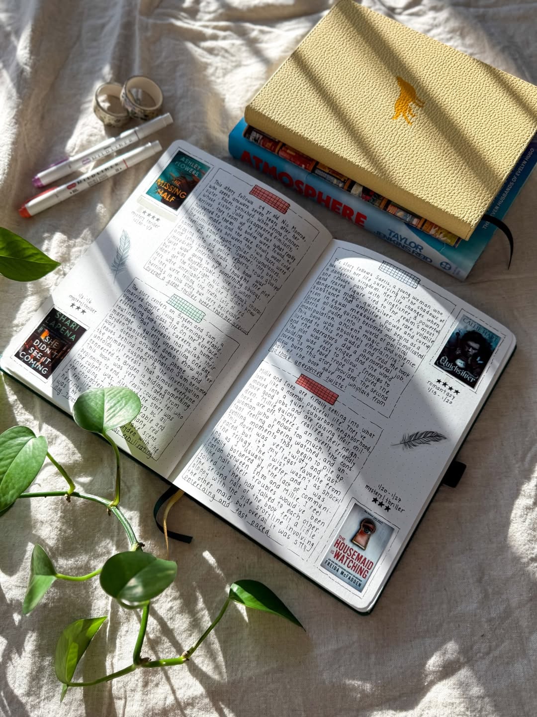 Meet Luna: The Yellow Dingbats* Wolf Notebook for Halloween