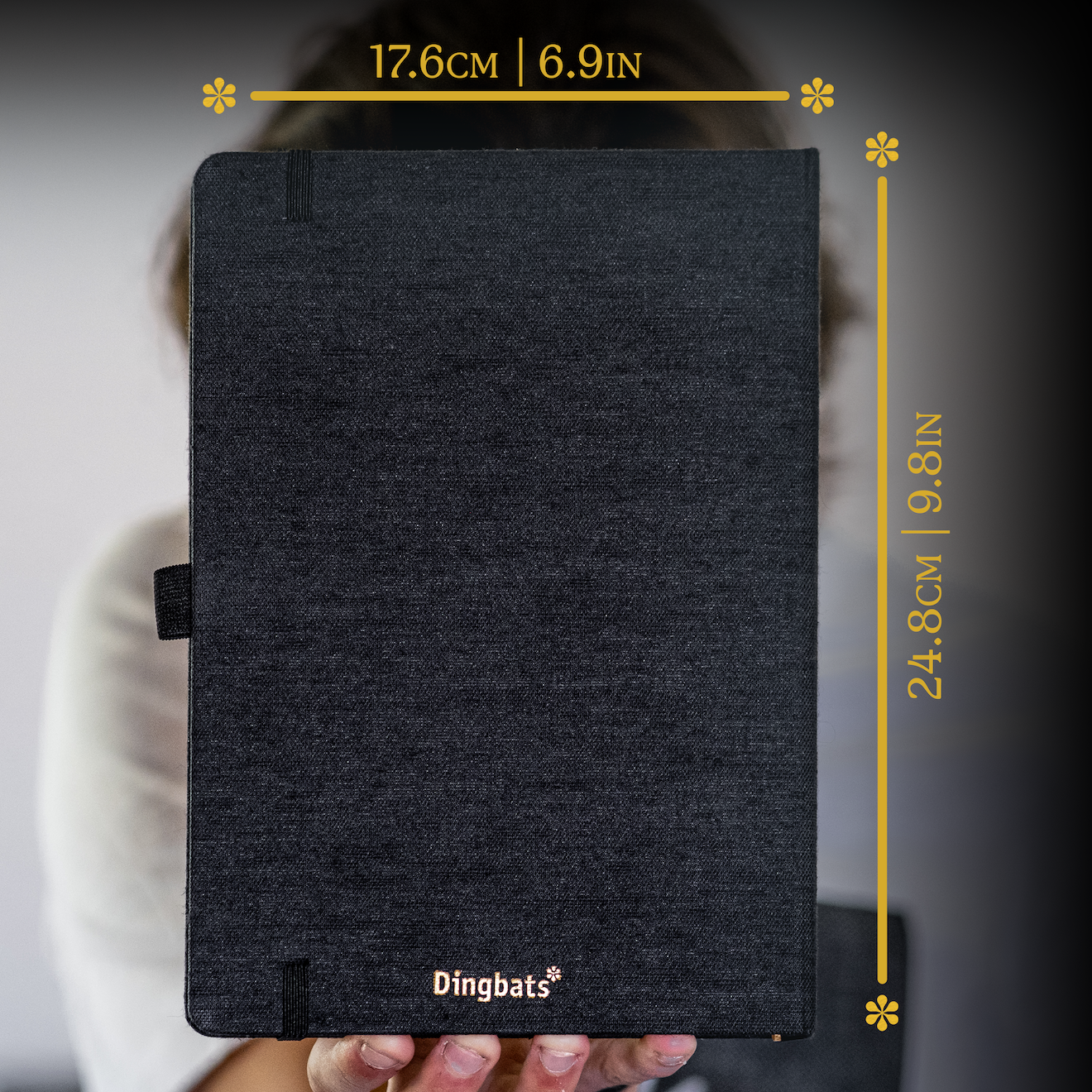 Black & Gold Cactus B5 (17.6 x 24.8 cm)