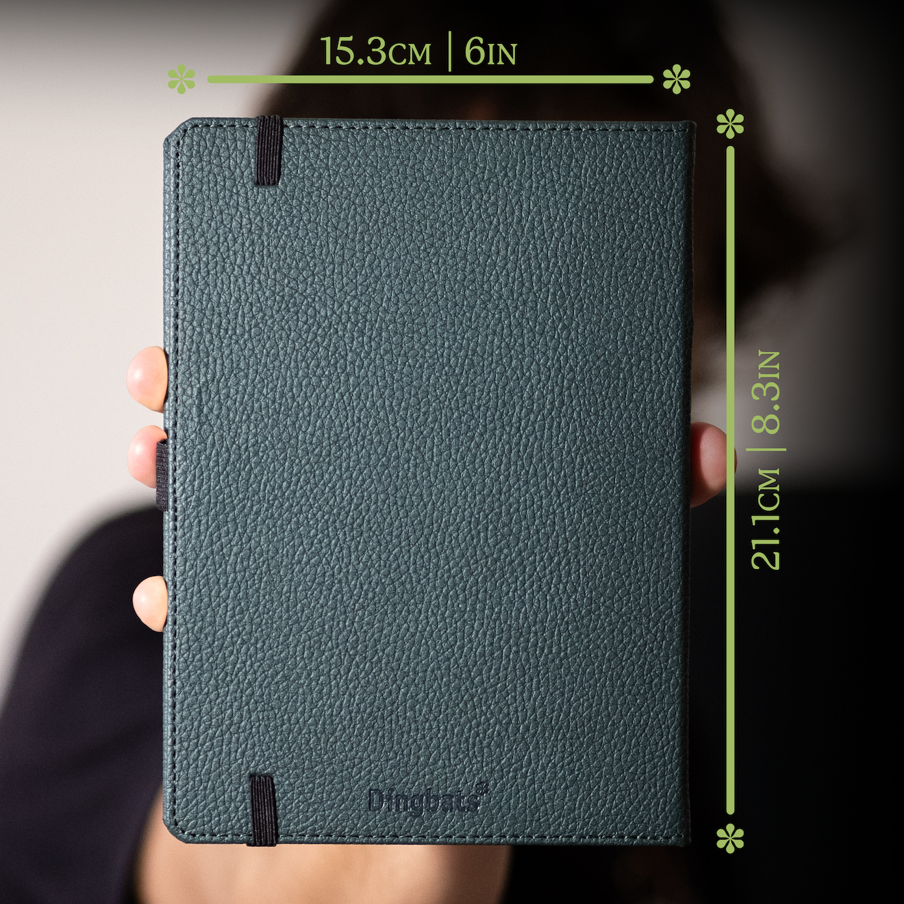 Green Deer A5+ (15.5 x 21.5 cm)