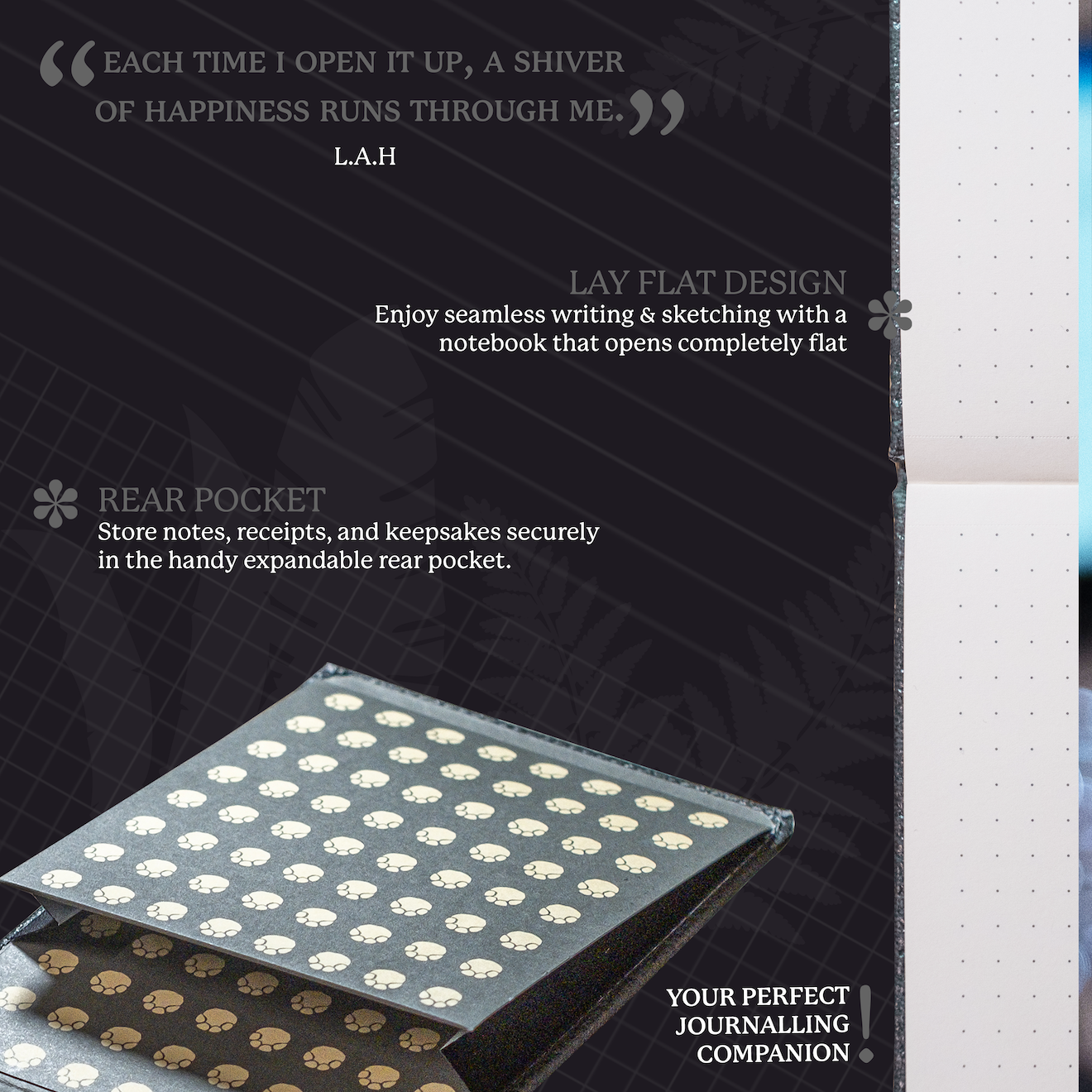 Grey Elephant A6+ Reporter (15.5 x 11 cm)