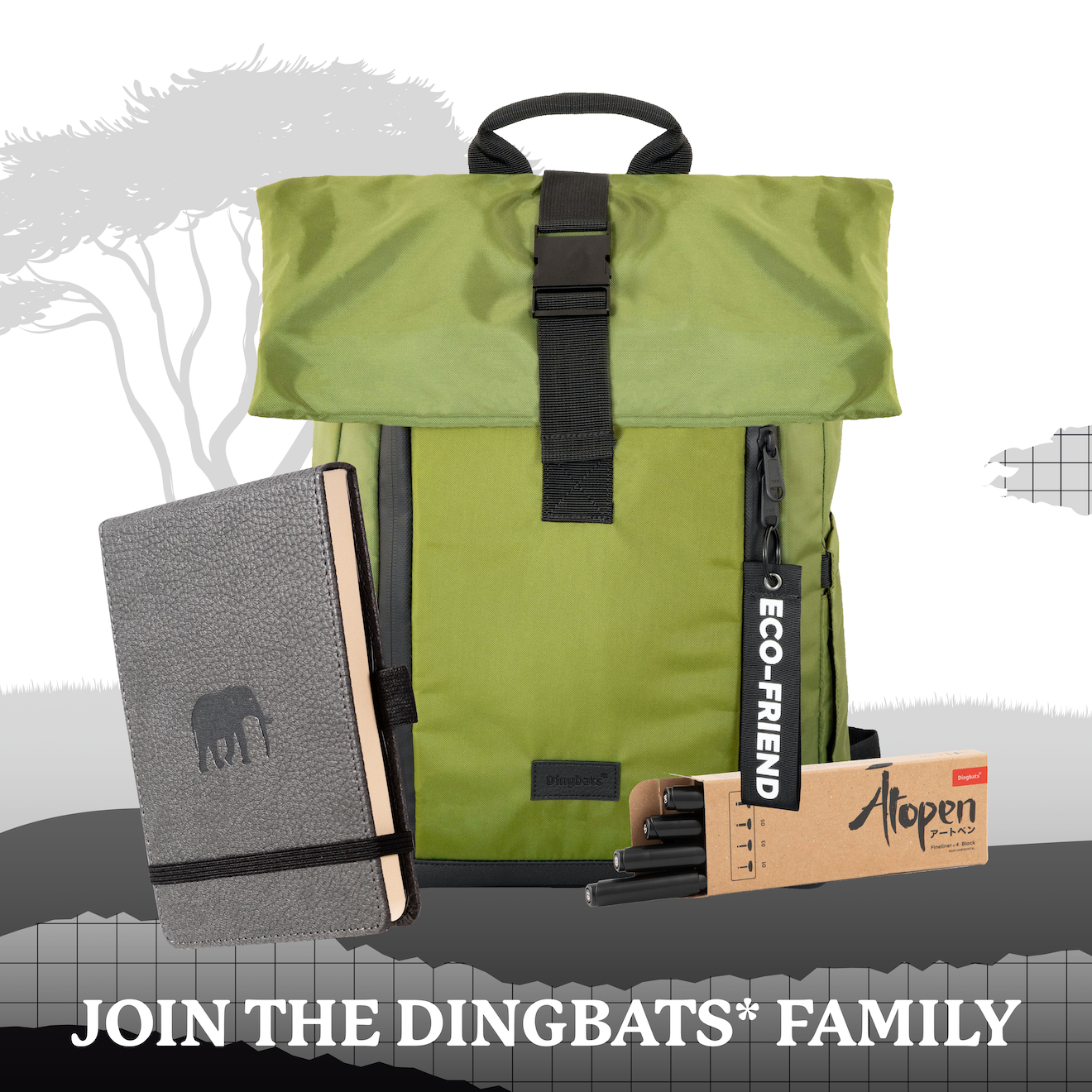 Grey Elephant A6+ Reporter (15.5 x 11 cm)