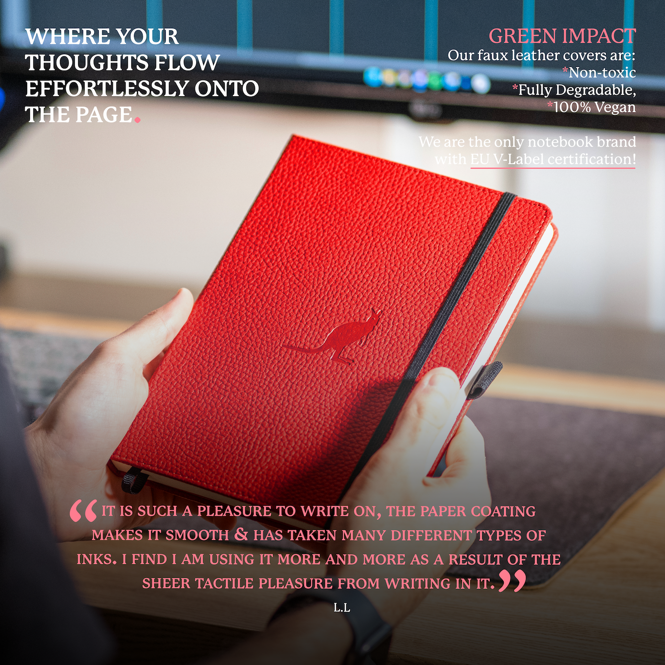 Red Kangaroo A5+ (15.5 x 21.5 cm)