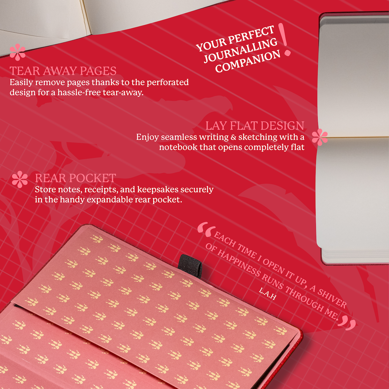 Red Kangaroo A5+ (15.5 x 21.5 cm)