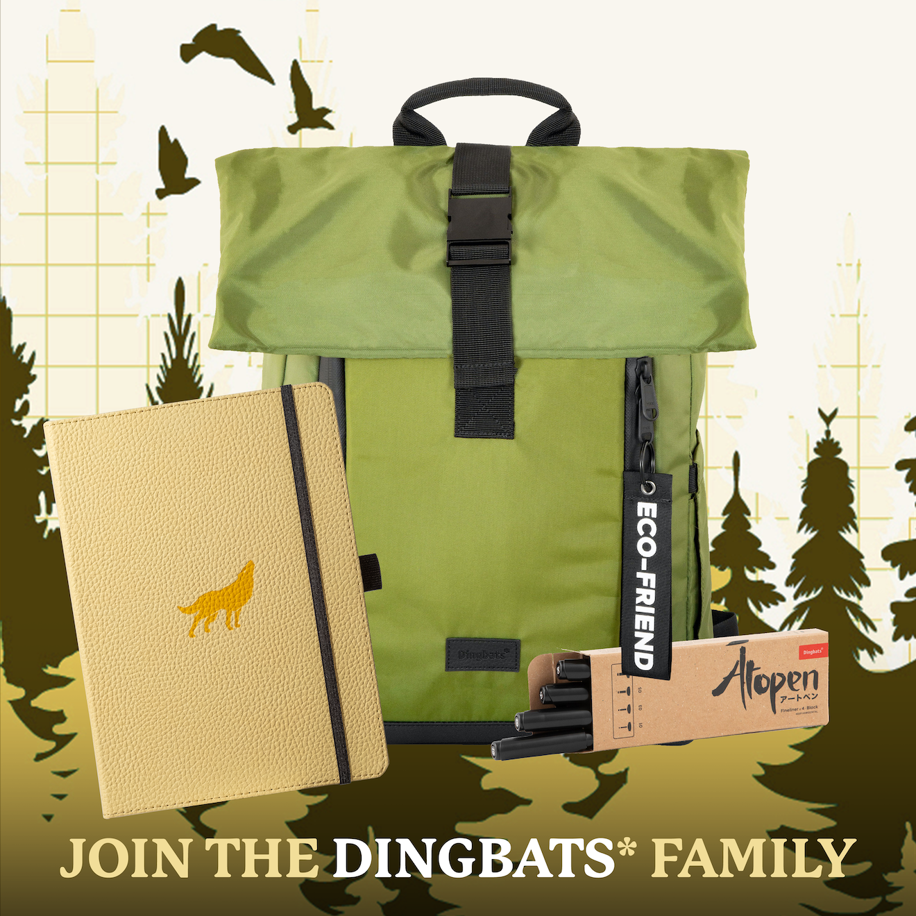 Cream Wolf A5+ (15.5 x 21.5 cm)