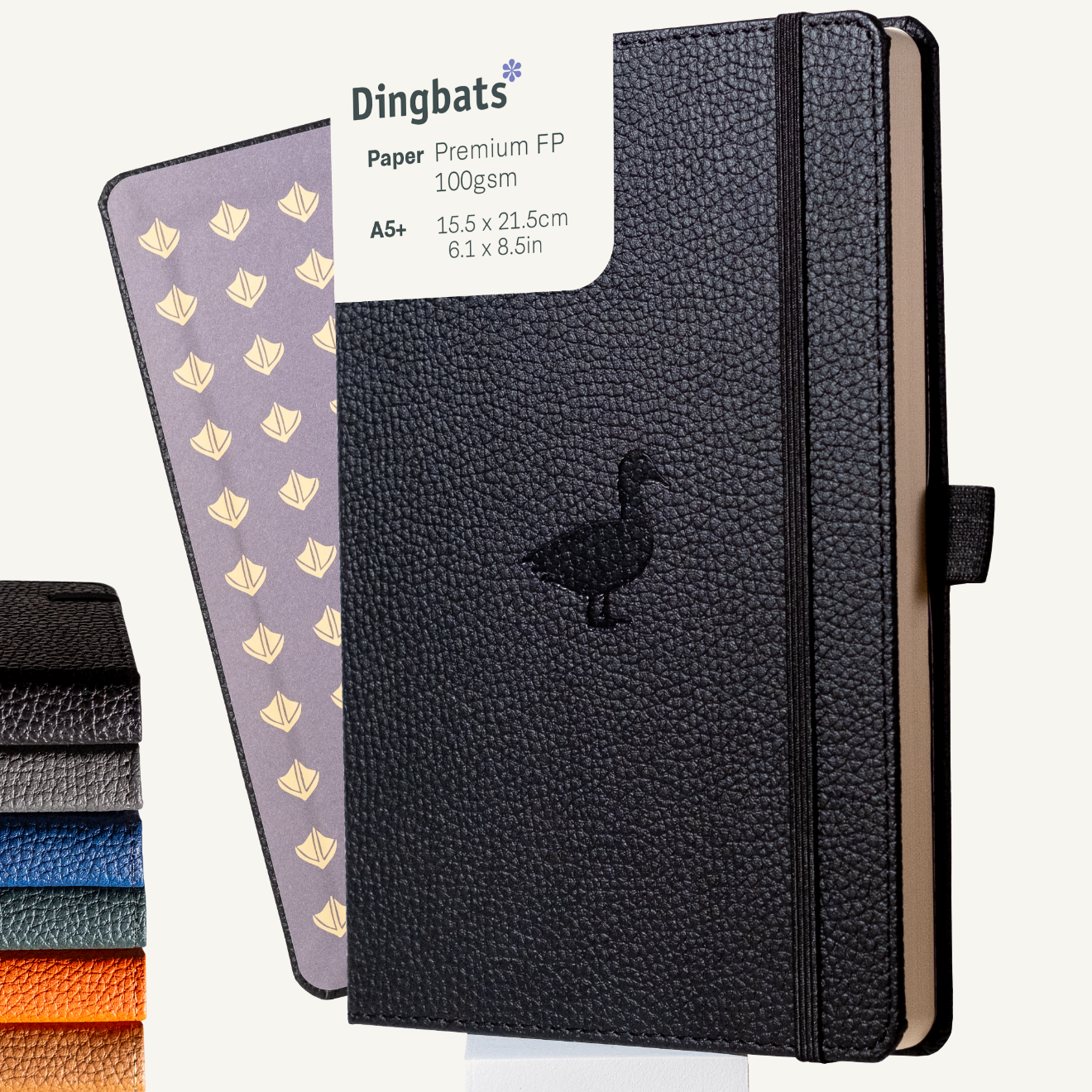 Black Duck A5+ (15.5 x 21.5 cm)