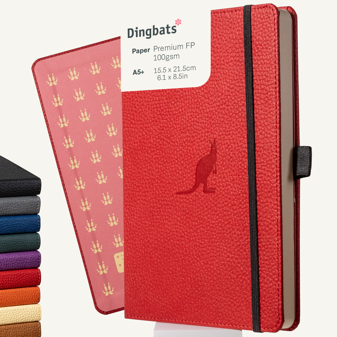 Red Kangaroo A5+ (15.5 x 21.5 cm)